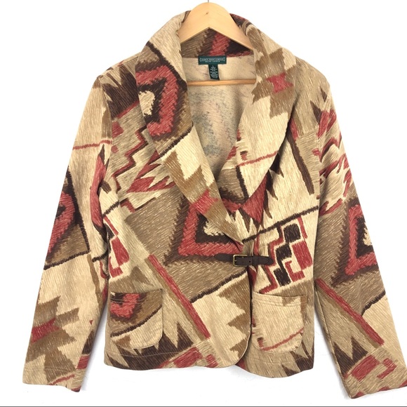 Lauren Ralph Lauren Jackets & Blazers - RALPH LAUREN JEANS CO. Aztec Lightweight Jacket